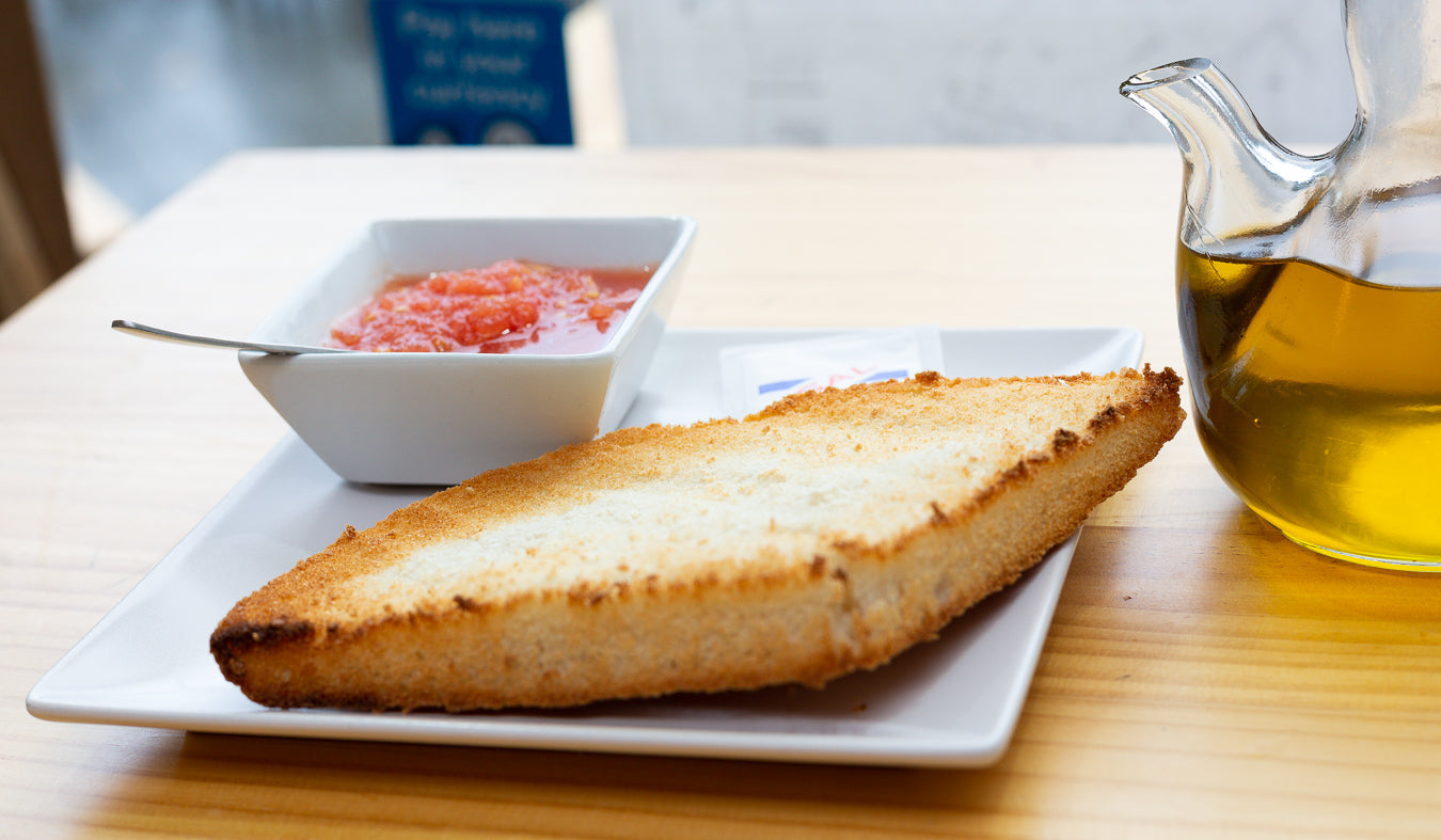 Tostada con tomate