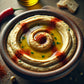 Hummus con Aceite de Oliva y Pimentón